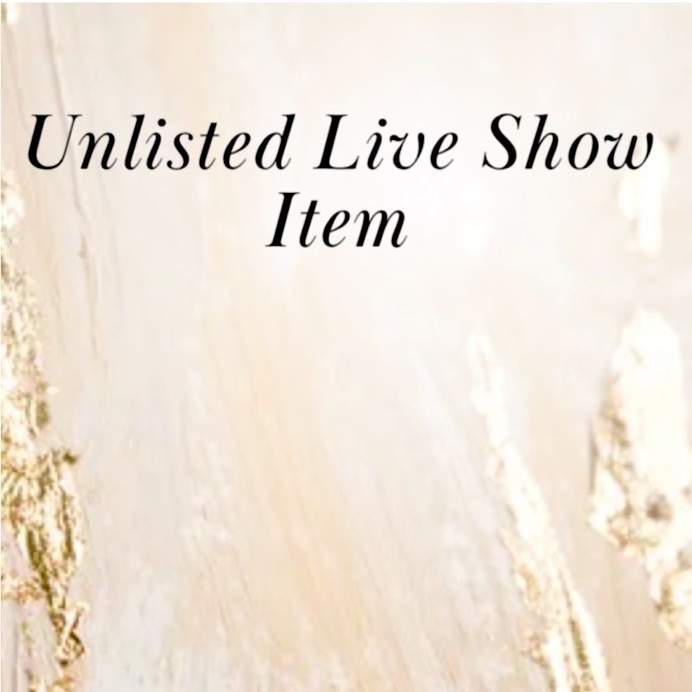 Unlisted Live Show Item